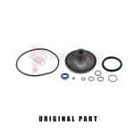 Car brake system repair kit parts.