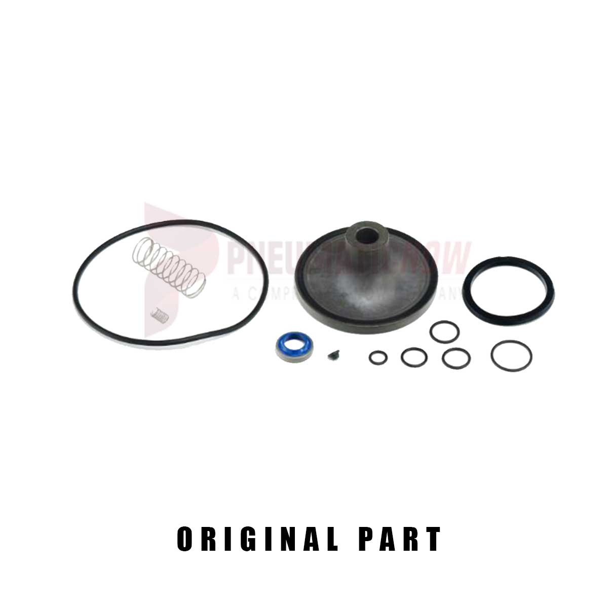 Car brake system repair kit parts.