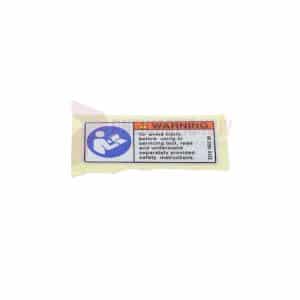Atlas Copco Safety Label Part: 3310160200