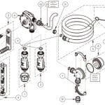 PIUSI LEVER  PIUSI HAND PUMP + KIT FIXING PART R19592000