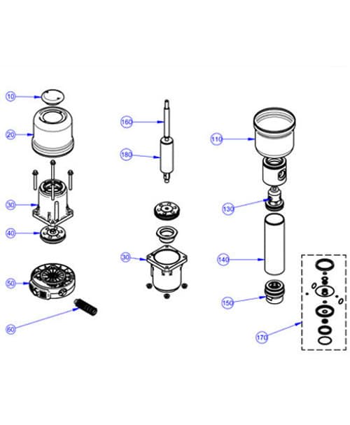 PIUSI KIT SPARE SUCTION CONNECTION 1" 5.5 ST PART R20565000