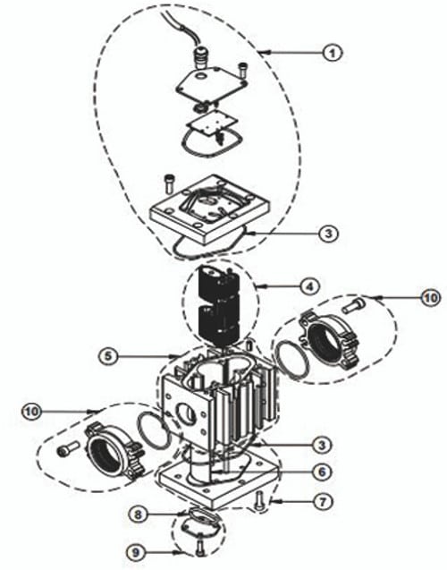 PIUSI TERMINAL BOX KIT (for Panther 56/72) PART R12746000