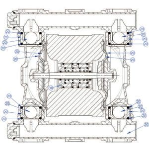PIUSI KIT SPARE AIR MOTOR (AIR)up to MA/MP 180 PART R20246000