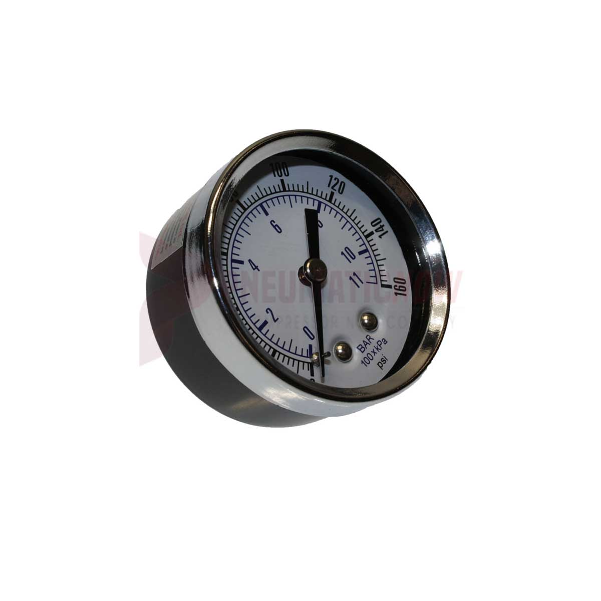 Texas Pneumatic Tools Pressure Gauge With Bottom Mount 1/4″ Npt, 0 – 200 Psi Pressure Rating Part 1481