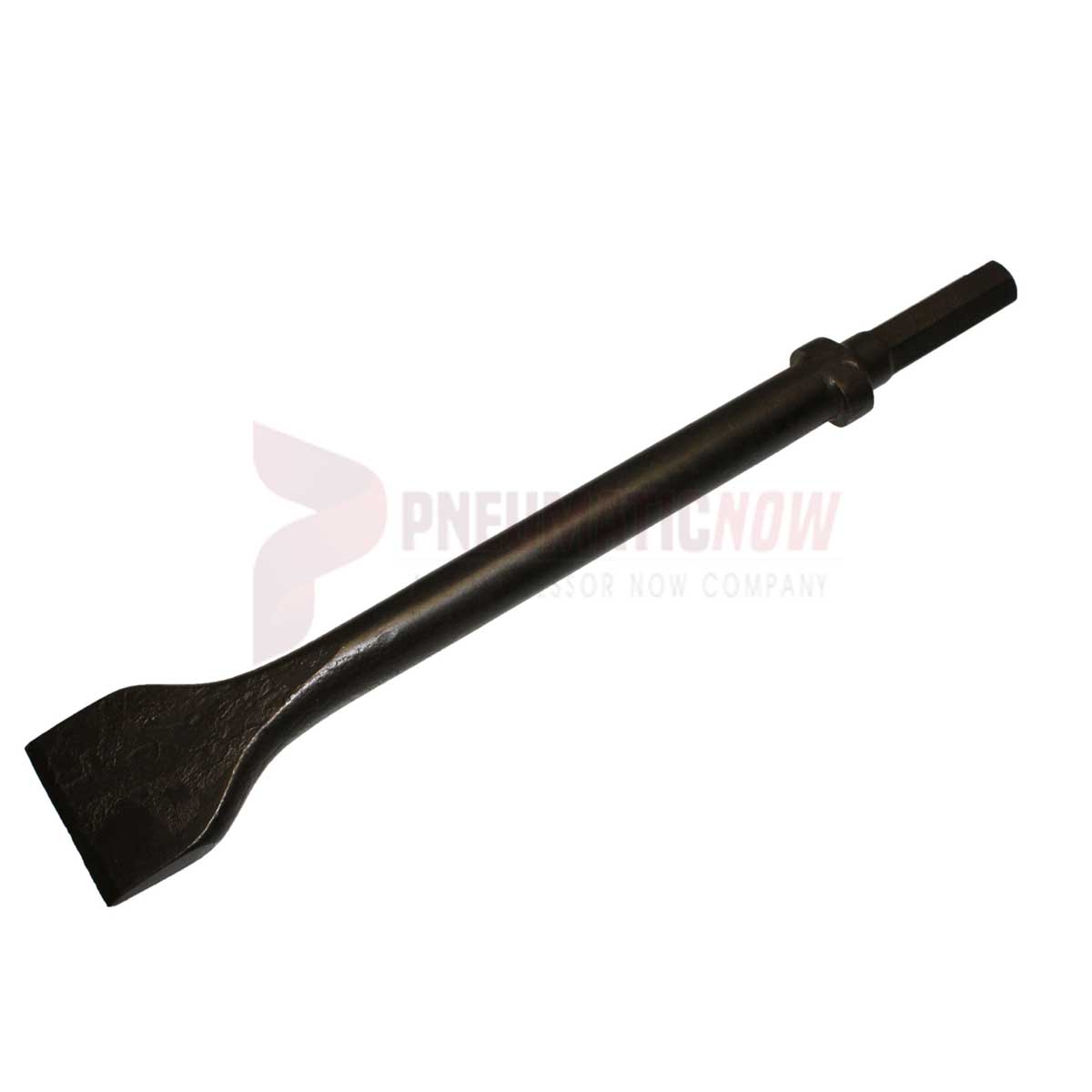 Cleco Air Tool 12" Flat Chisel - Hex Shnk / Oval Clr (2"W) Part 839016