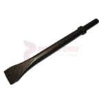 Ingersoll Rand Air Tool 24" Flat Chisel - Round Shank / Oval Collar (1-1/2" W) Part HH1-215B-24