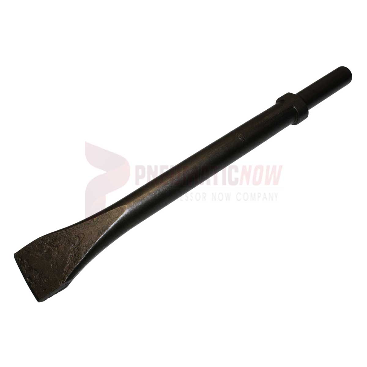 Ingersoll Rand Air Tool 24" Flat Chisel - Round Shank / Oval Collar (1-1/2" W) Part HH1-215B-24