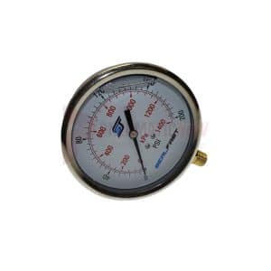 Texas Pneumatic Tools Gauge 4″ Liquid Filled 1/4″ MPT Part TX-10044