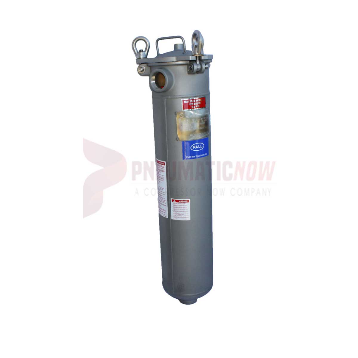 Texas Pneumatic Tools Deliquescent Filter Housing W/ Stainless Basket & Hinged Lid (Stainless Steel Housing) Part TX-MSS-04