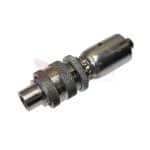 Texas Pneumatic Tools Dix-Lock Male Locking Head X 1/2″ Hose Barb W/ Ferrule (Steel) Part TX-PL21